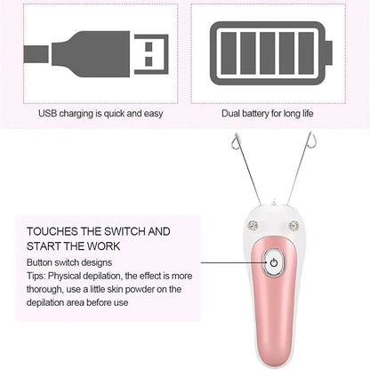 Facial Threading Hair Removal Device