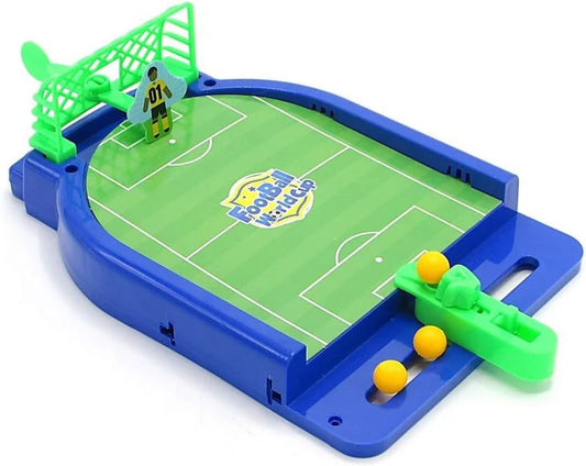 LORDEX Mini Football Flick Game | Tabletop Kick & Score Soccer Toy with Launcher & Goalie for Kids 3+