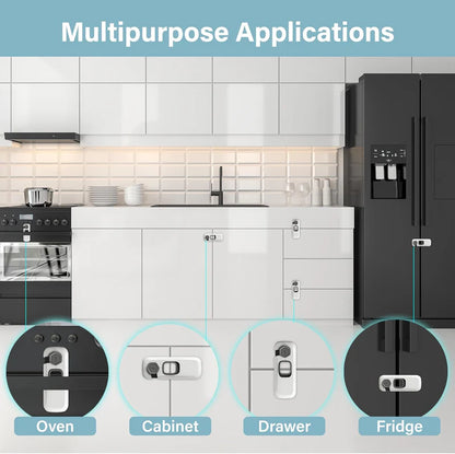 Adhesive Fridge Lock without drilling