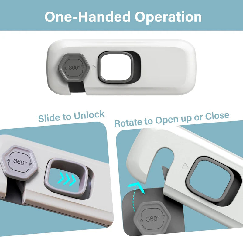 Adhesive Fridge Lock without drilling