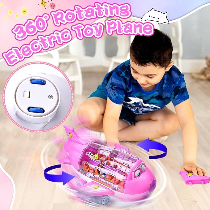 Pink Large Airplane for Kids