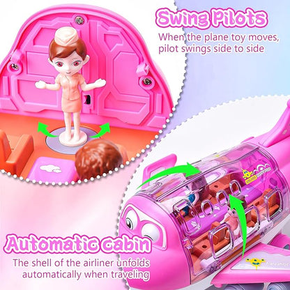 Pink Large Airplane for Kids