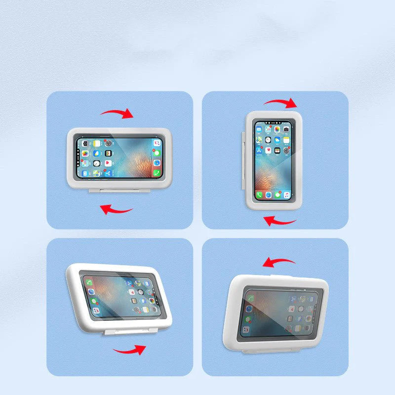 Touch Screen Waterproof Bathroom Phone Holder