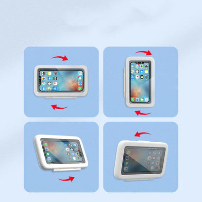 Touch Screen Waterproof Bathroom Phone Holder