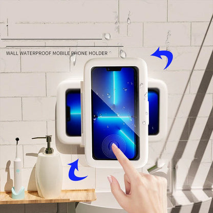 Touch Screen Waterproof Bathroom Phone Holder